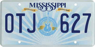 MS license plate OTJ627