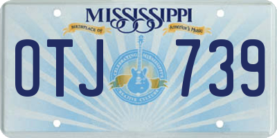 MS license plate OTJ739