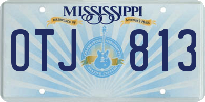 MS license plate OTJ813