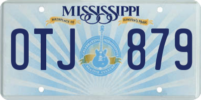 MS license plate OTJ879
