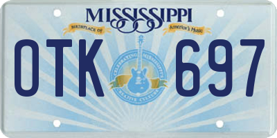 MS license plate OTK697