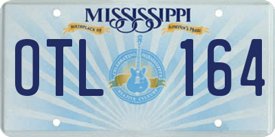MS license plate OTL164