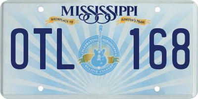 MS license plate OTL168