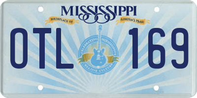 MS license plate OTL169