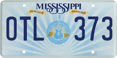 MS license plate OTL373