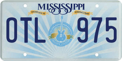 MS license plate OTL975