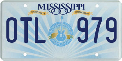 MS license plate OTL979