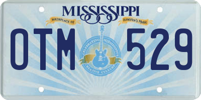 MS license plate OTM529