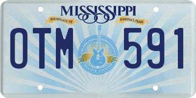 MS license plate OTM591