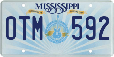 MS license plate OTM592