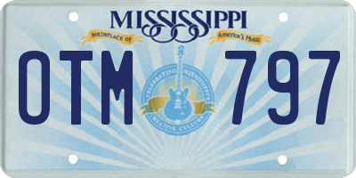 MS license plate OTM797