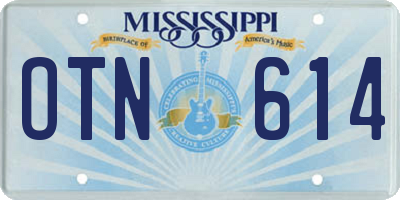 MS license plate OTN614