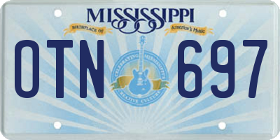 MS license plate OTN697