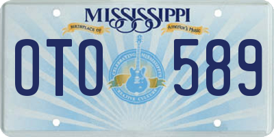 MS license plate OTO589