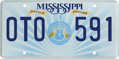 MS license plate OTO591
