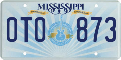 MS license plate OTO873