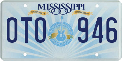 MS license plate OTO946