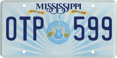 MS license plate OTP599