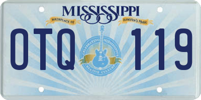 MS license plate OTQ119