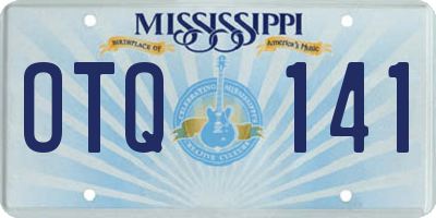 MS license plate OTQ141