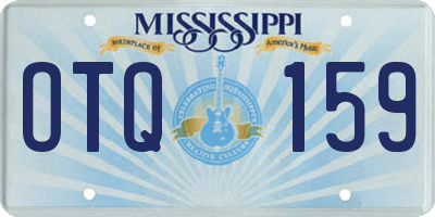 MS license plate OTQ159