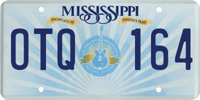 MS license plate OTQ164