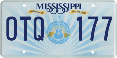 MS license plate OTQ177