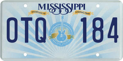 MS license plate OTQ184