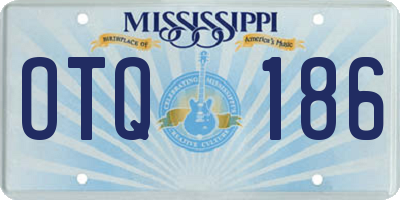 MS license plate OTQ186