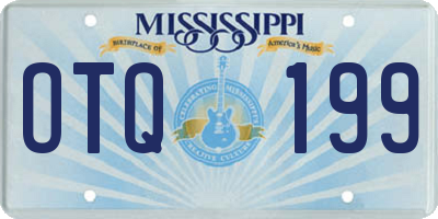 MS license plate OTQ199