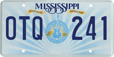 MS license plate OTQ241