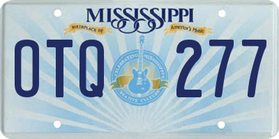 MS license plate OTQ277