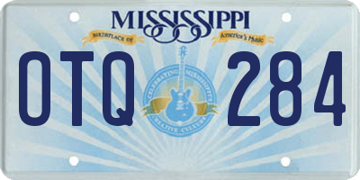 MS license plate OTQ284