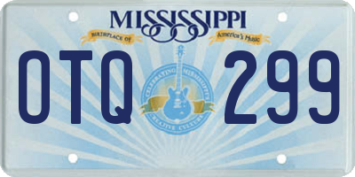 MS license plate OTQ299