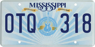 MS license plate OTQ318