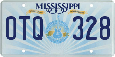 MS license plate OTQ328