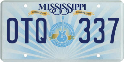 MS license plate OTQ337