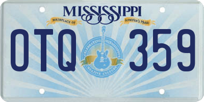 MS license plate OTQ359