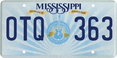 MS license plate OTQ363