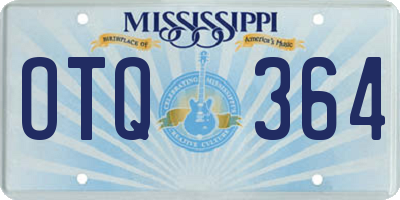 MS license plate OTQ364