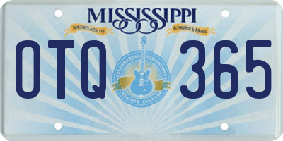 MS license plate OTQ365