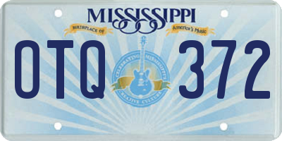 MS license plate OTQ372