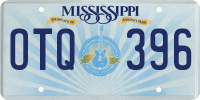 MS license plate OTQ396