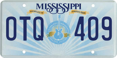 MS license plate OTQ409