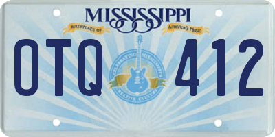 MS license plate OTQ412