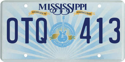 MS license plate OTQ413