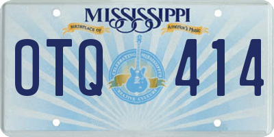 MS license plate OTQ414