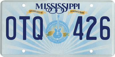 MS license plate OTQ426
