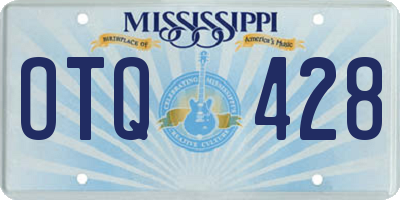MS license plate OTQ428