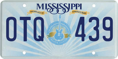 MS license plate OTQ439